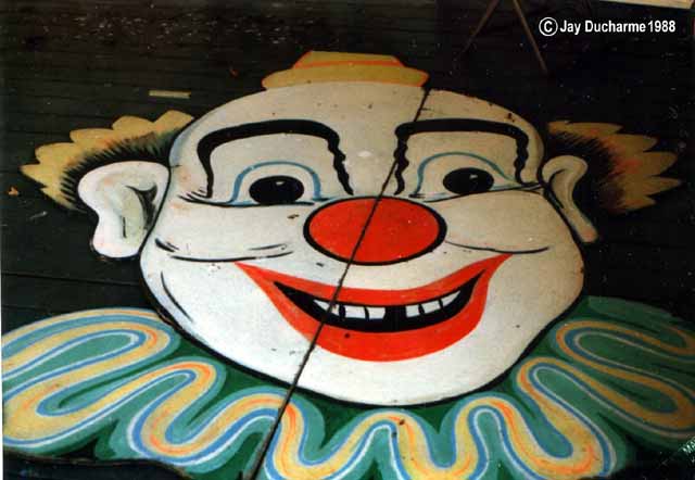 Another Spadola clown head, 1988