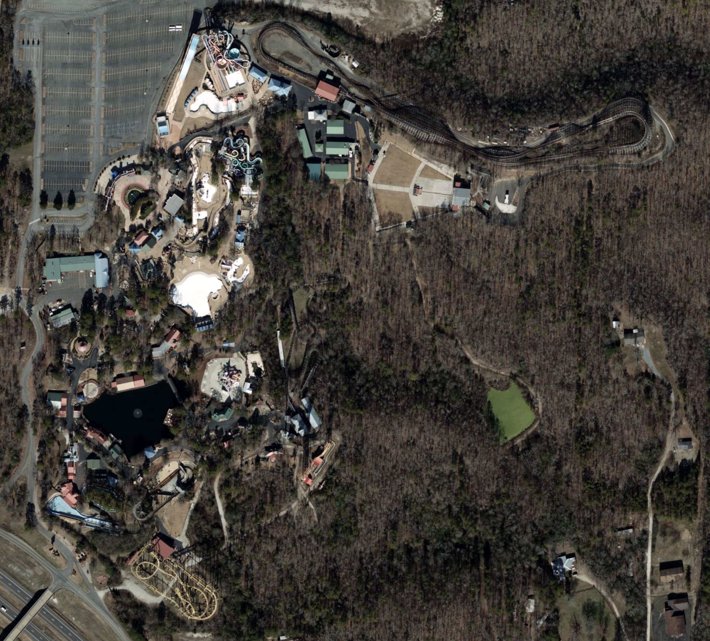 Amusement Parks from the Air