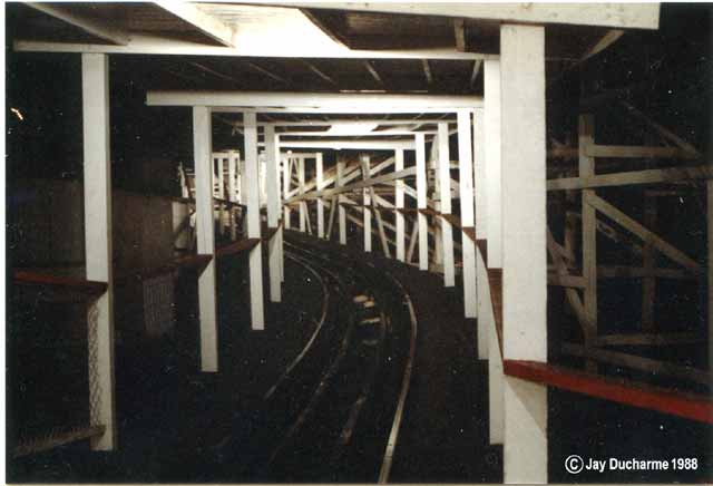 Flyer brakes at night, 1988