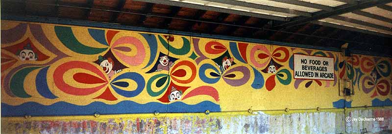 Back of the mini arcade, 1988